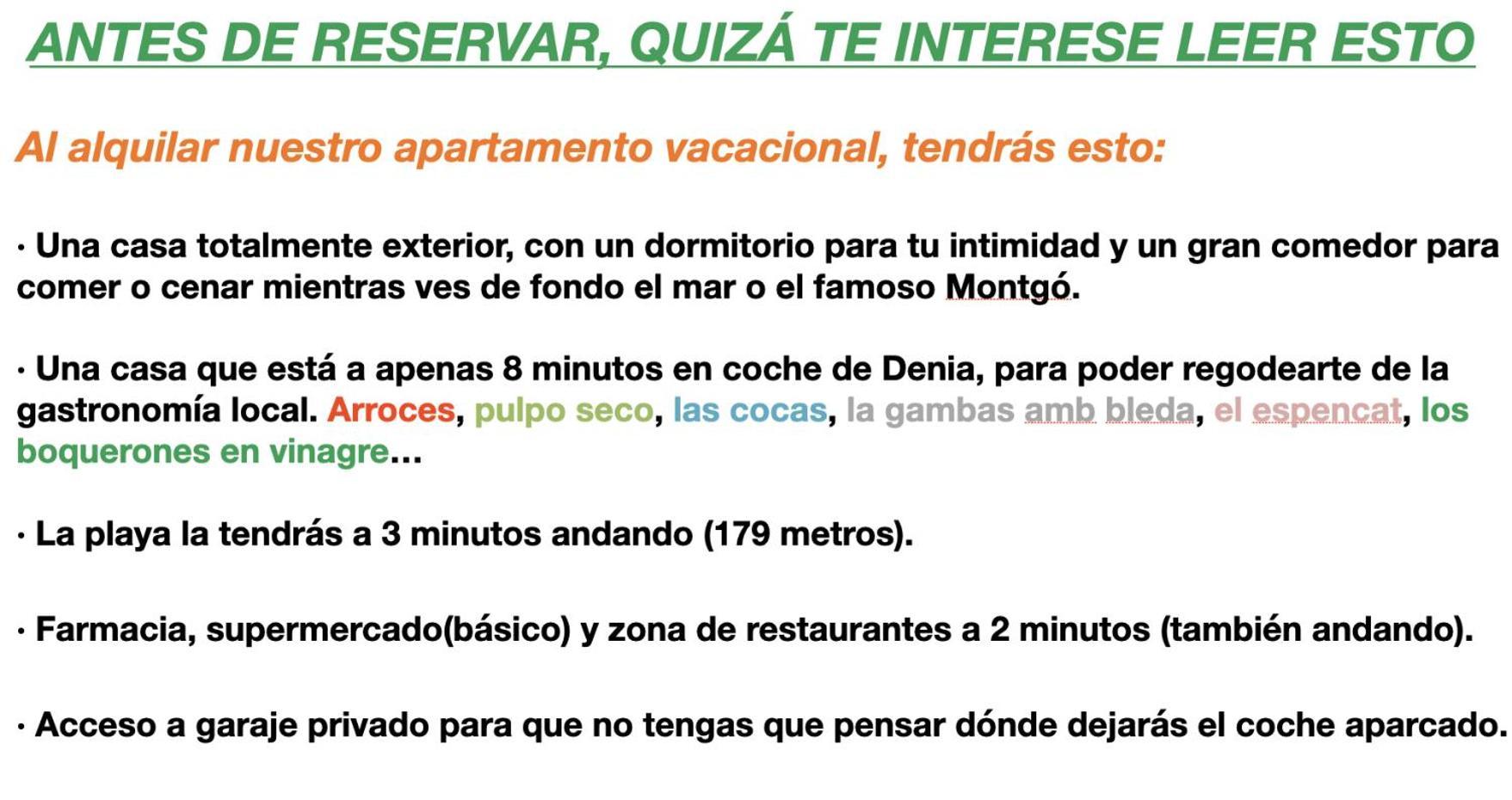 Appartement La Playa A 2 Minutos Y 14 Segundos A Pie à Dénia Extérieur photo